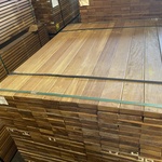 Ca. 220x Guyana Ipé Planken Geschaafd, 25x90mm, lengte 125cm